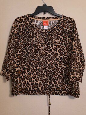 Hearts of Palm Comfy Casual Top Size PM